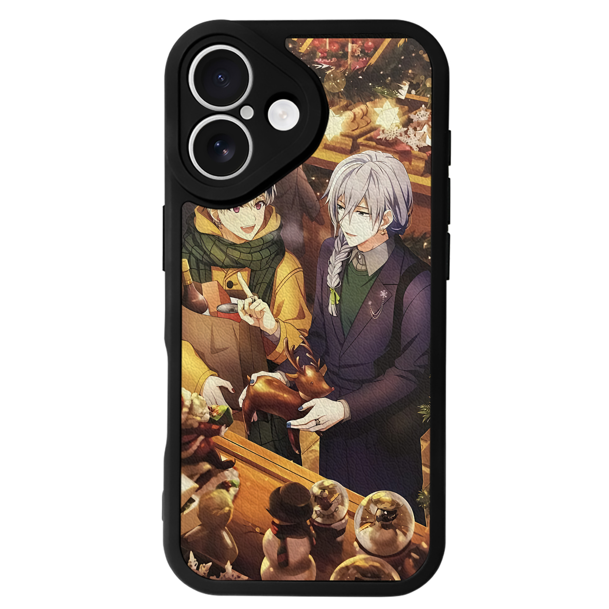 （画像用） 刀剣乱舞 Touken Ranbu 【iPhone 16シリーズ対応】シリコンスマホケース（レザー調） 材質：シリコン